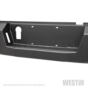 Westin Public Safety Bumper Pro-Series 1-Piece Design Steel Black - 58421025-8