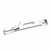 Westin Automotive Bumper Cover Plain Polished Silver Stainless Steel - Max Winch Mounting System - 4670100
