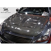 Extreme Dimensions Hood - Primered Fiberglass Black - 104661