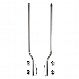 Phoenix USA Bumper Guide LED Light/ Turn Signal Indicator Tip Silver Set Of 2 - 848211