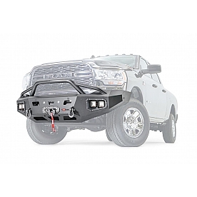 Warn Bumper Ascent 1-Piece Design Steel Black - 107003