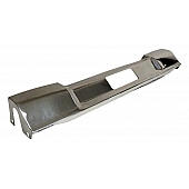 Crown Automotive Bumper Trim Polished Stainless Steel Black - RT34055