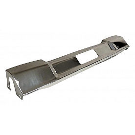 Crown Automotive Bumper Trim Polished Stainless Steel Black - RT34055