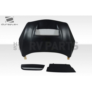 Extreme Dimensions Hood - Fiberglass Black - 108682-2
