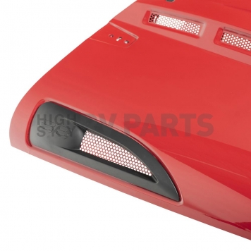 Smittybilt Hood - Heat Reduction Black Electro Coated Steel - 76500-2