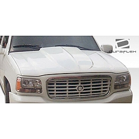 Extreme Dimensions Hood - Primered Fiberglass Black - 103023