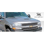 Extreme Dimensions Hood - Primered Fiberglass Black - 103024