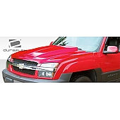 Extreme Dimensions Hood - Primered Fiberglass Black - 103026