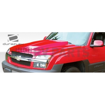 Extreme Dimensions Hood - Primered Fiberglass Black - 103026