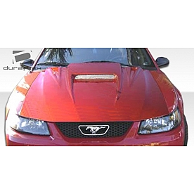 Extreme Dimensions Hood - Primered Fiberglass Black - 102071