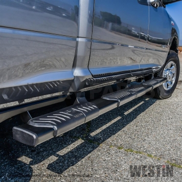 Westin Automotive Nerf Bar - Truck Wheel to Wheel Black Textured Powder Coated Steel Oval Straight - 28534785-3