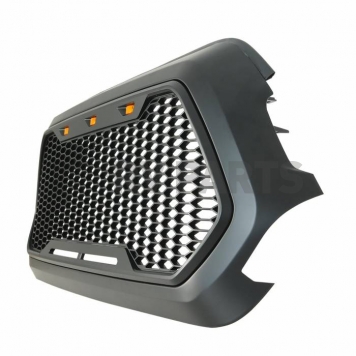 Paramount Automotive Grille - Matte Black ABS Plastic - 410171MB-2