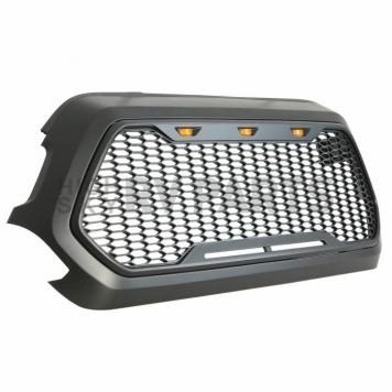 Paramount Automotive Grille - Matte Black ABS Plastic - 410171MB-4