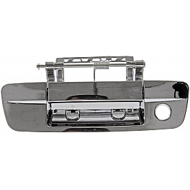 Help! By Dorman Tailgate Handle - Chrome Plated Plastic Silver - 91014