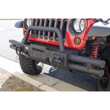 Rugged Ridge Bumper End Powder Coated Black Stainless Steel - 1154021