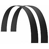 Husky Liner Fender Flare - Black Thermoplastic Matte Set Of 2 - 17051