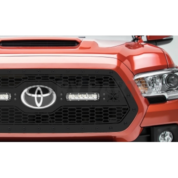 T-Rex Truck Products Grille Insert - Honeycomb Trapezoid Black Powder Coated Steel - 7319511BR-4