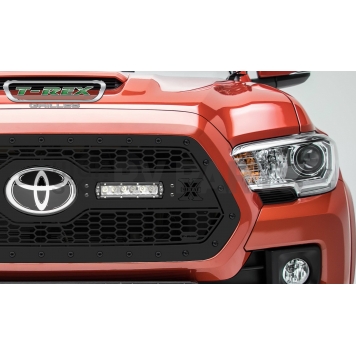 T-Rex Truck Products Grille Insert - Honeycomb Trapezoid Black Powder Coated Steel - 7319511BR-5