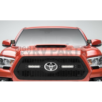 T-Rex Truck Products Grille Insert - Honeycomb Trapezoid Black Powder Coated Steel - 7319511BR-8