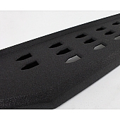 Go Rhino Running Board Black Textured Powder Coated Steel Stationary - 941068720T