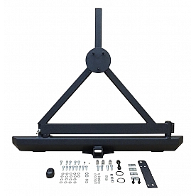 Crown Automotive Bumper RT Off-Road 1-Piece Type Steel Black - RT20005