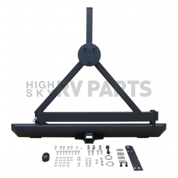 Crown Automotive Bumper RT Off-Road 1-Piece Type Steel Black - RT20005