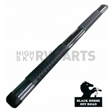 Black Horse Offroad Running Board Aluminum Stationary Polished - NDGRAM0979
