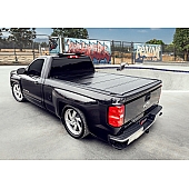 BAK Industries Tonneau Cover Hard Folding Black Aluminum - 226339