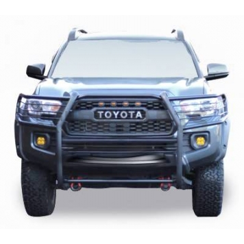 Black Horse Offroad Grille Guard 1-1/2 Inch Black Powder Coated Steel - 7A096402MA-2