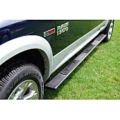 Owens Products Running Board - Truck Wheel To Wheel Black Textured Powder Coated Aluminum - OC51102B01