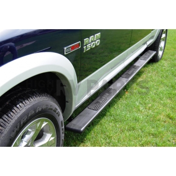 Owens Products Running Board - Truck Wheel To Wheel Black Textured Powder Coated Aluminum - OC51102B01
