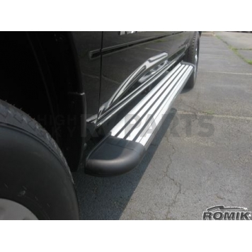 Romik USA Running Board Polished Aluminum Stationary - 21345418-2