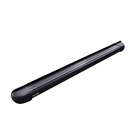 Romik USA Running Board Black Anodized Aluminum Stationary - 21345419