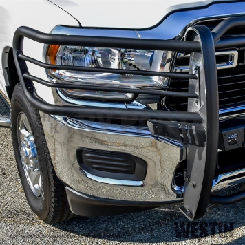 Westin Automotive Grille Guard 1-1/2 Inch Black Textured Powder Coated Steel - 4034025-3