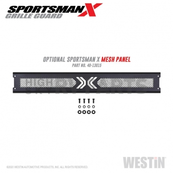 Westin Automotive Grille Guard 1-1/2 Inch Black Textured Powder Coated Steel - 4034025-8