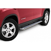 Lund International Running Board Polished Steel Stationary - 28665029