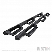 Westin Automotive Nerf Bar - Truck Wheel to Wheel Black Powder Coated Steel Square - 56534785