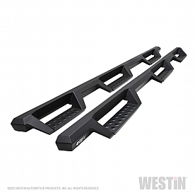 Westin Automotive Nerf Bar - Truck Wheel to Wheel Black Powder Coated Steel Square - 56534785