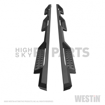 Westin Automotive Nerf Bar - Truck Wheel to Wheel Black Powder Coated Steel Square - 56534785-11