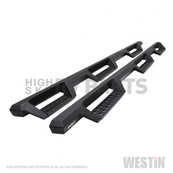 Westin Automotive Nerf Bar - Truck Wheel to Wheel Black Powder Coated Steel Square - 56534785-1
