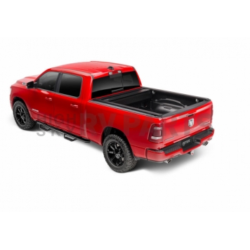 Retrax Tonneau Cover Hard Manual Retractable Black Matte Aluminum - T80378-2