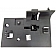 Help! By Dorman Interior Door Handle - Lever Plastic Black Single - 81684