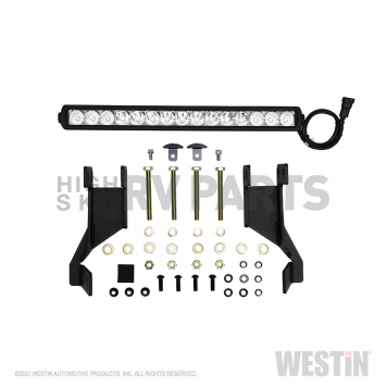 Westin Automotive Bull Bar Tube 3 Inch Black Textured Powder Coated  Steel - 324025L-7