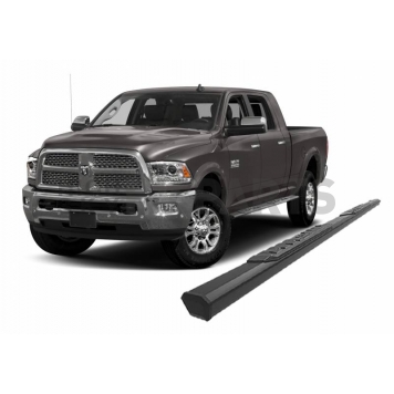 Black Horse Offroad Running Board Aluminum Stationary Black - E0685-14