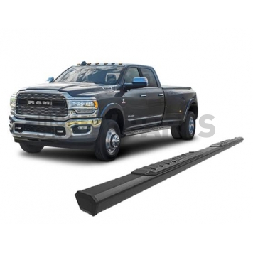 Black Horse Offroad Running Board Aluminum Stationary Black - E0685-15