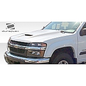 Extreme Dimensions Hood - Primered Fiberglass Black - 103019