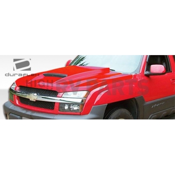 Extreme Dimensions Hood - Primered Fiberglass Black - 103027