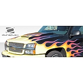 Extreme Dimensions Hood - Primered Fiberglass Black - 103029