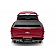 Roll-N-Lock Tonneau Cover Soft Manual Retractable Black Aluminum/ Vinyl - LG133M