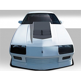 Extreme Dimensions Hood - Primered Fiberglass Black - 108414
